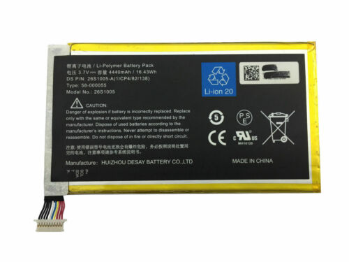 Bateria para Amazon Kindle Fire HDX 7.0 KC5 26S1005 26S1005-S,58-000055 1ICP4/82/138