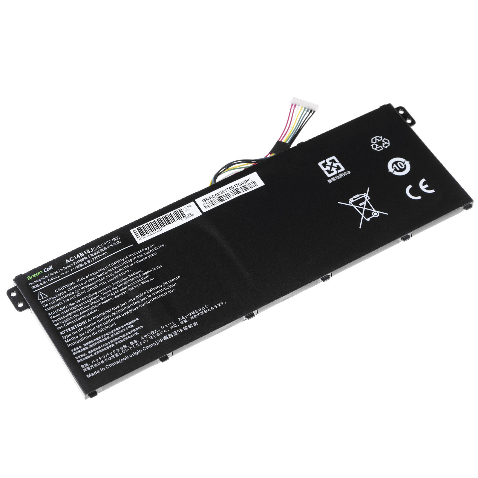 Bateria para Acer Aspire ES 17 ES1-731G-P93D ES1-731-P1S4 ES1-731-P1SA