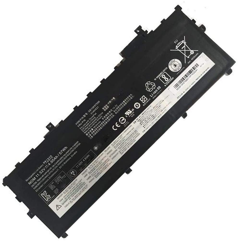 Bateria para 01AV494 01AV429 SB10K97586 Lenovo ThinkPad Carbon 5th Gen/X1 Carbon