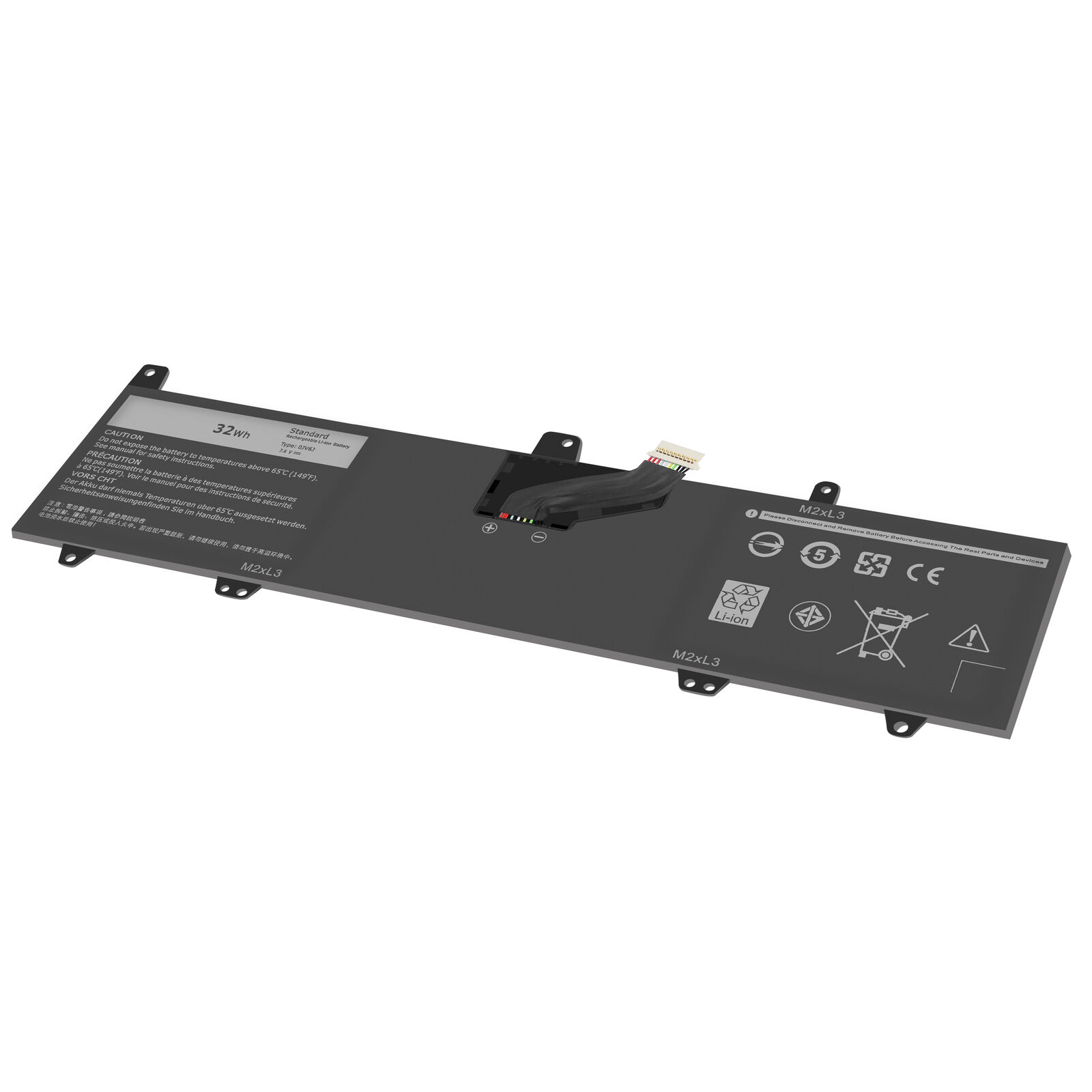 Bateria para 0JV6J 8NWF3 PGYK5 Dell Inspiron 11-3000 3162 3164 3168 P25T 7.6V – Clique na imagem para fechar