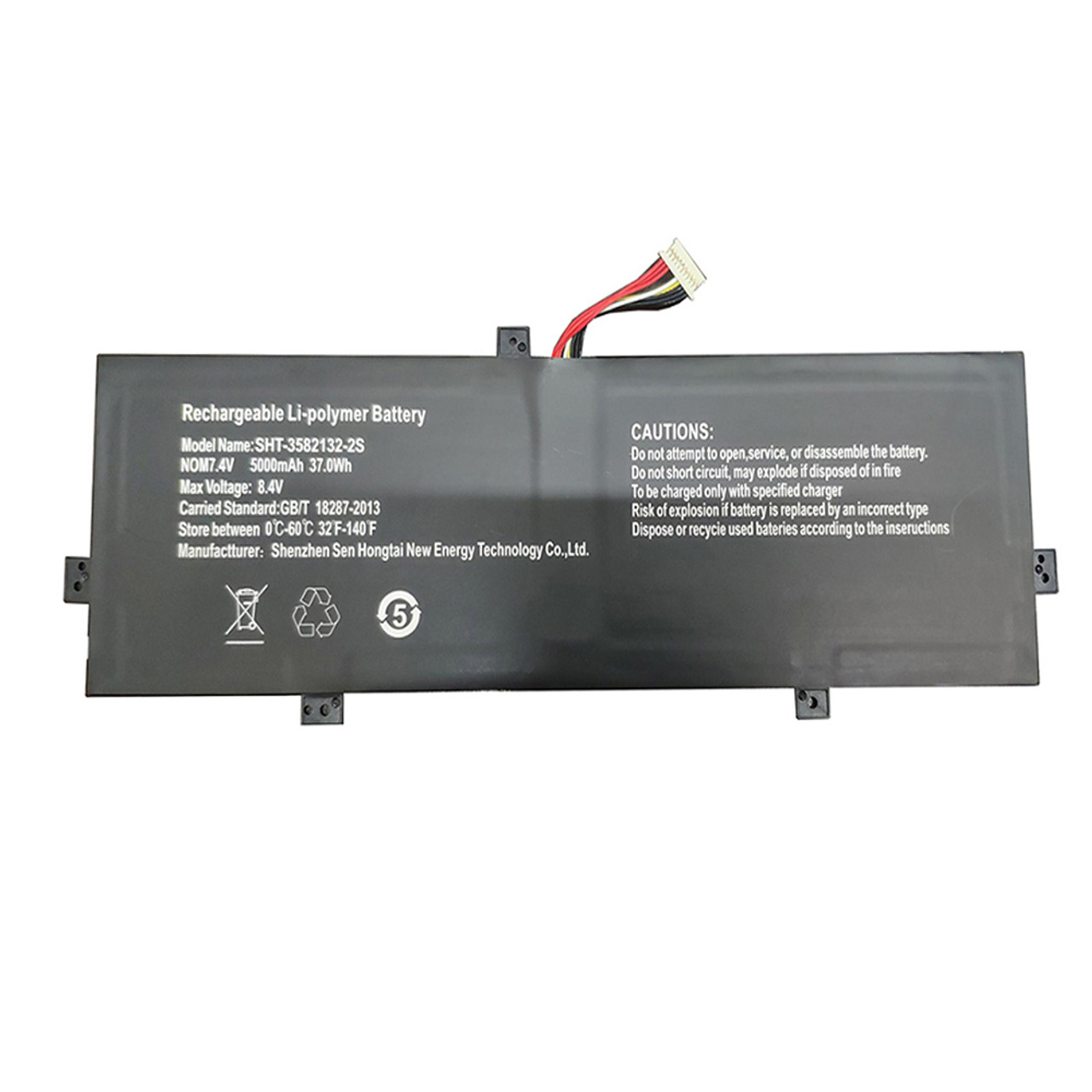 7.4V 5000mAh RTDPART 3582132-2S Haoqin haobook140Bateria compativel