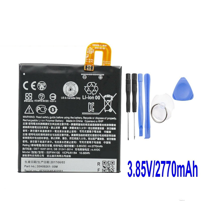 Bateria para HTC B2PW4100 35H00261-00M Google Pixel G-2PW4200 – Clique na imagem para fechar