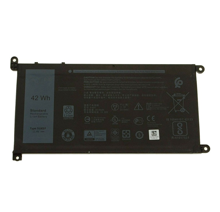 Bateria para 51KD7 Dell 11 3180 3189 5190 P28T001 P28T002 3181 P26T001 2-in-1