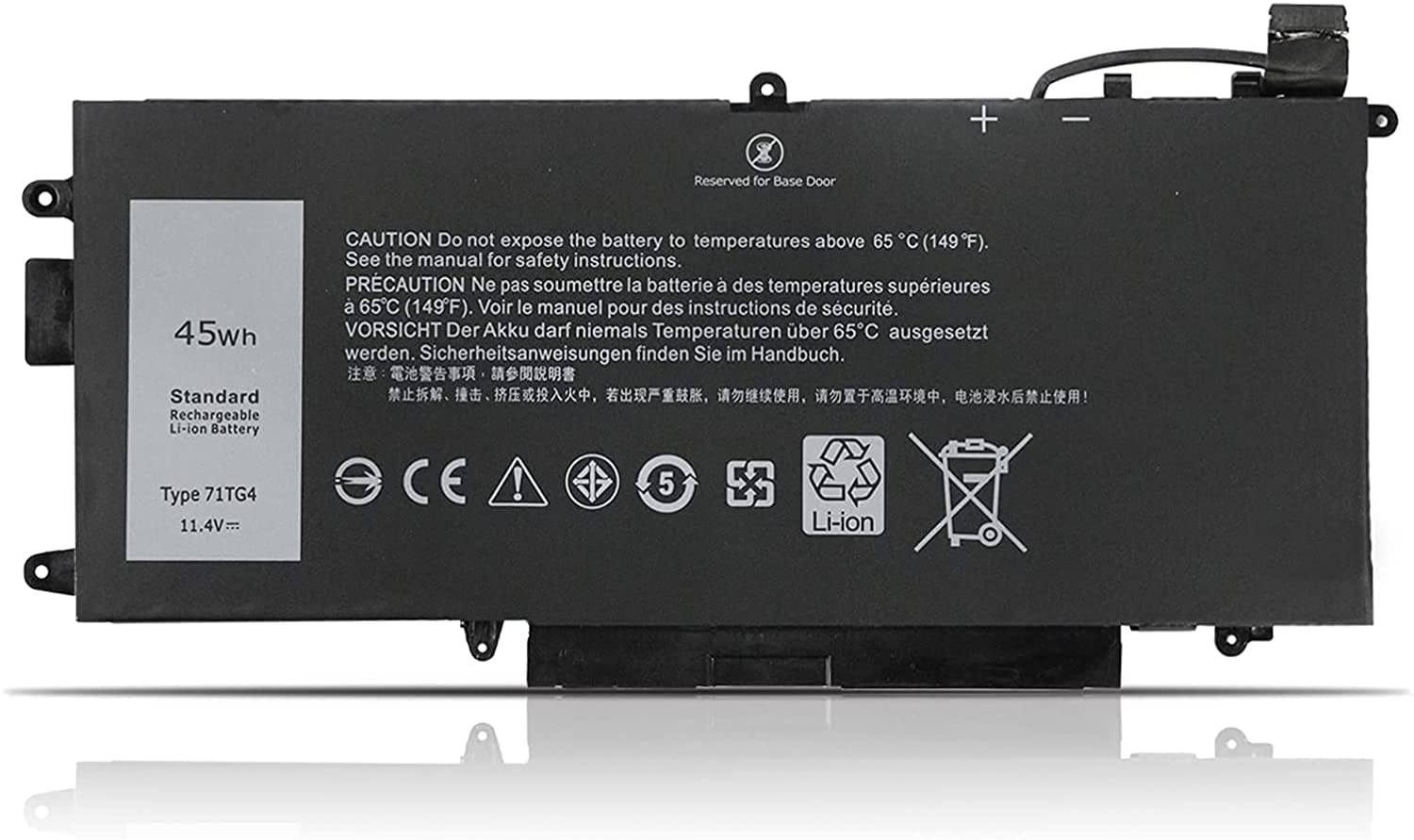 Bateria para 71TG4 Dell Latitude 12 5000 5289 13 7000 7389 7390 P29S001 P29S002 2-in-1 Business – Clique na imagem para fechar