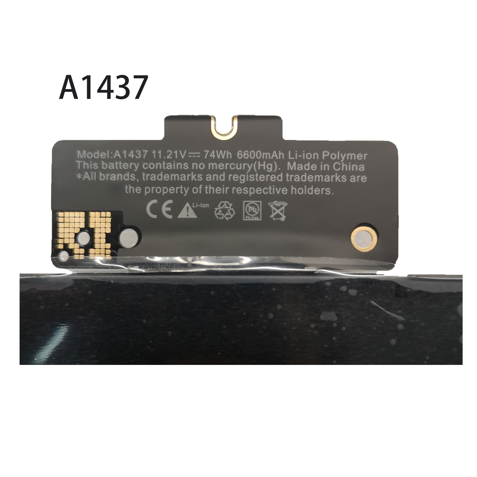 Bateria para A1437 Apple A1425 (Late 2012), Retina MD101 MD101LL/A – Clique na imagem para fechar