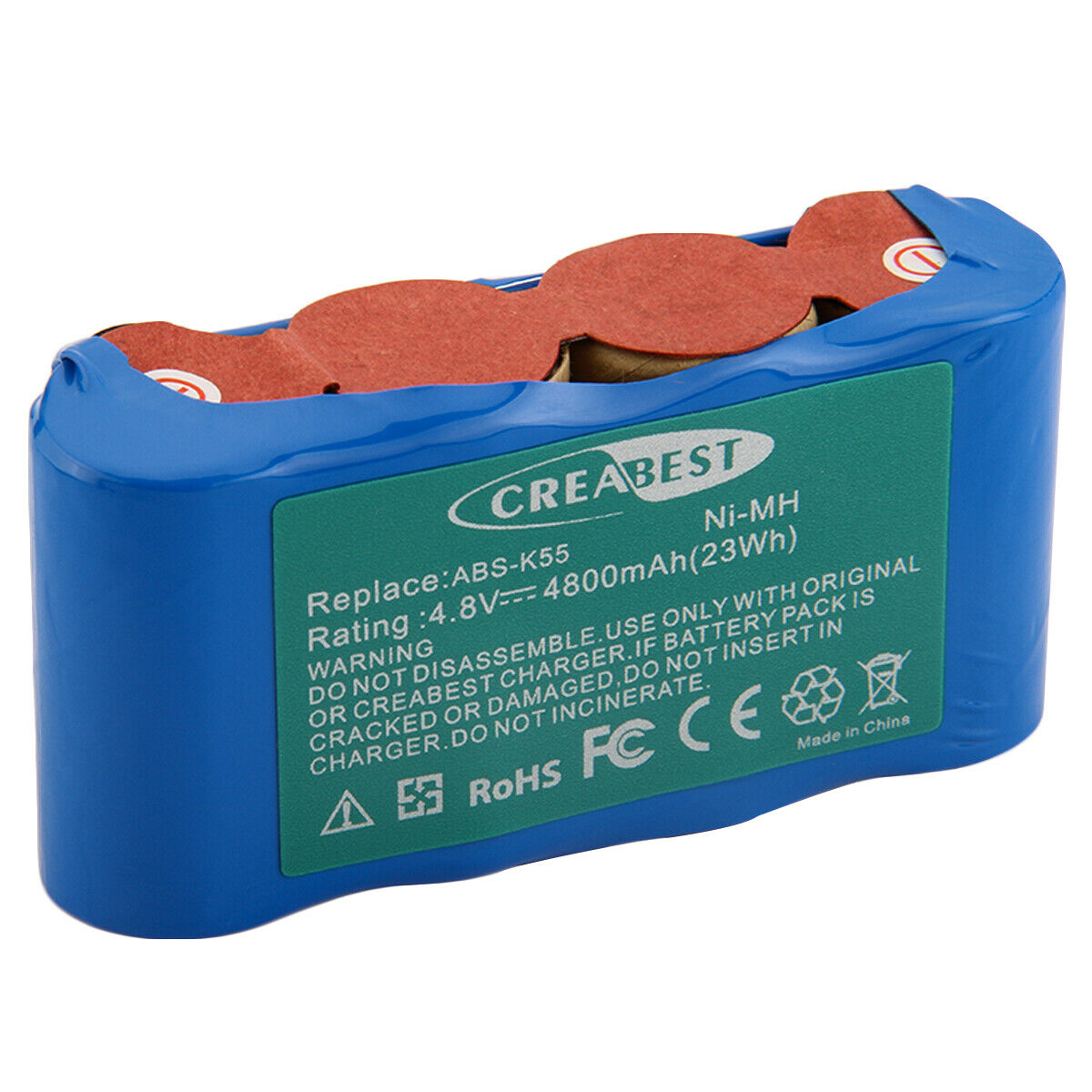 Bateria para 4.8AH 4800mAh Ni-MH Karcher Akkubesen K50 K85 ABS-K55 BF9900 – Clique na imagem para fechar