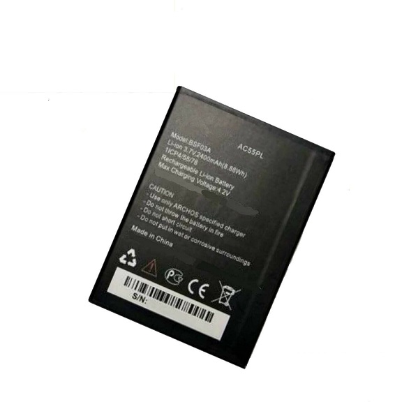Bateria para AC55PL BSF03A ARCHOS 55 PLATINUM Handy Smartphone 2400mah – Clique na imagem para fechar
