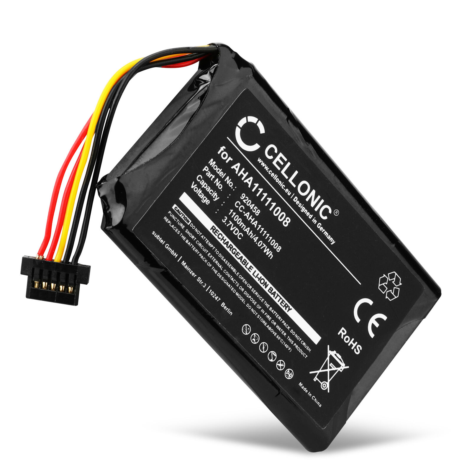 Bateria para TomTom Go 5000 5100 6000 6100 4FL50 4FL60 Pro Truck 5250 1100mAh – Clique na imagem para fechar