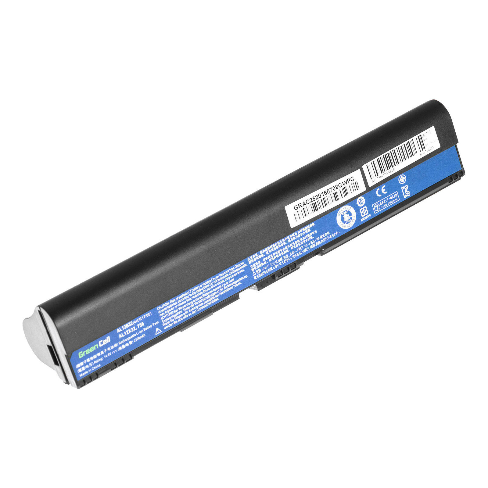 Bateria para ACER ASPIRE ONE 756 725 726 14.8V AL12B32 AL12B72