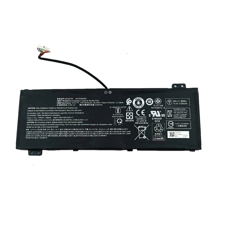 Bateria para AP18E7M AP18E8M 4ICP4/69/90 Acer Nitro 7 AN715-51,Aspire 7 A715-74G