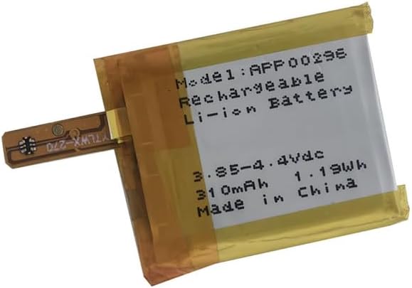 Apack APP00296 1ICP4/24/28 310mAh 3.8V Bateria compativel