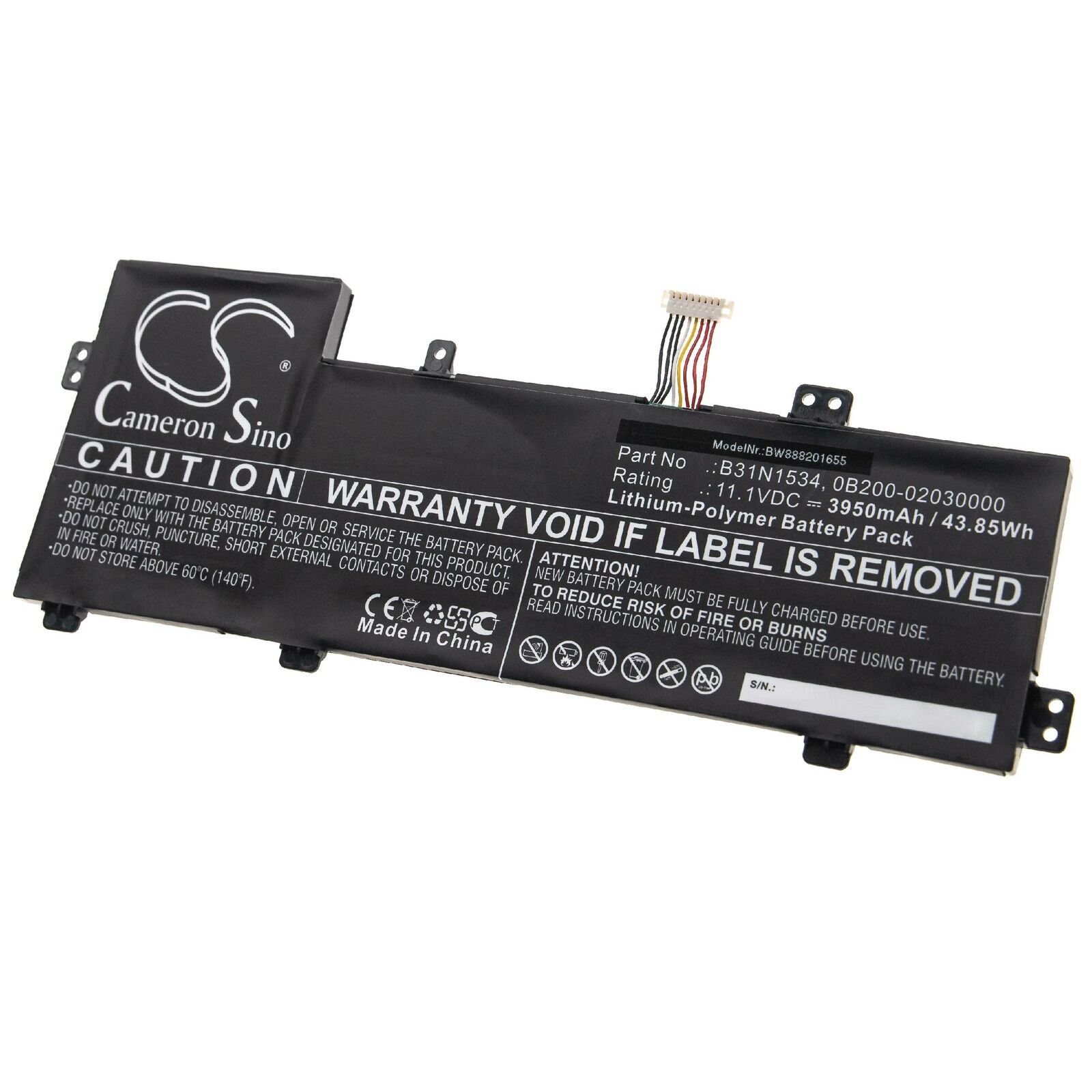 Bateria para Asus ZenBook UX510UWK 11.4V