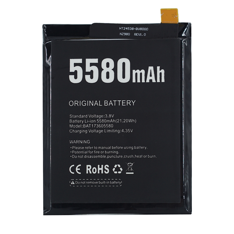 Bateria para DOOGEE S60, DOOGEE S60 LITE 5580mAh 3.8V – Clique na imagem para fechar