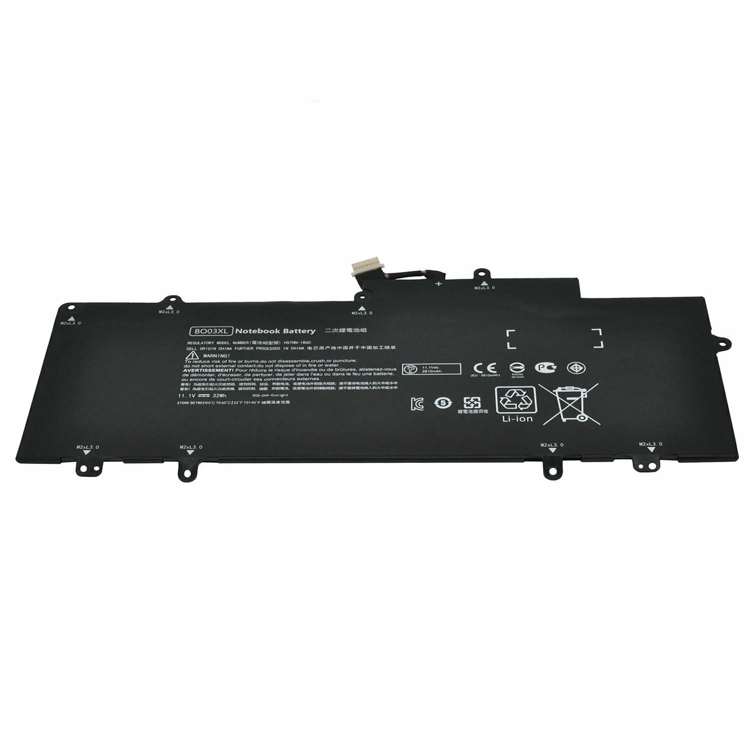 Bateria para BO03XL HP Chromebook 14-X007TU 14-X008TU 14-Q070NR 14-Q001TU