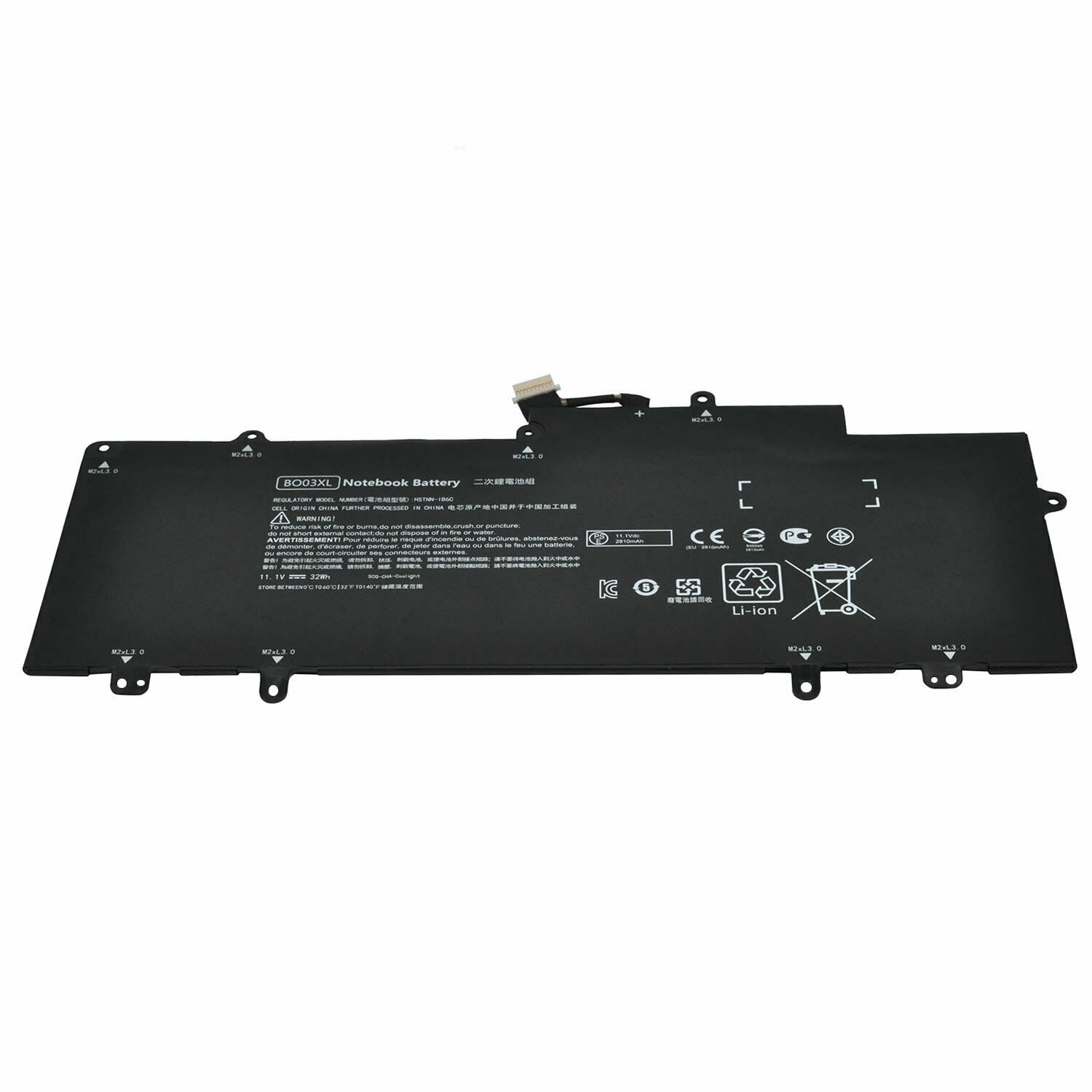 Bateria para BO03XL HP Chromebook 14-X007TU 14-X008TU 14-Q070NR 14-Q001TU – Clique na imagem para fechar