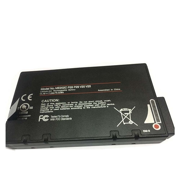 Bateria para Getac BP-LP2900/33-01PI LI202S DR202S RS2020 S400 V200 ME202C