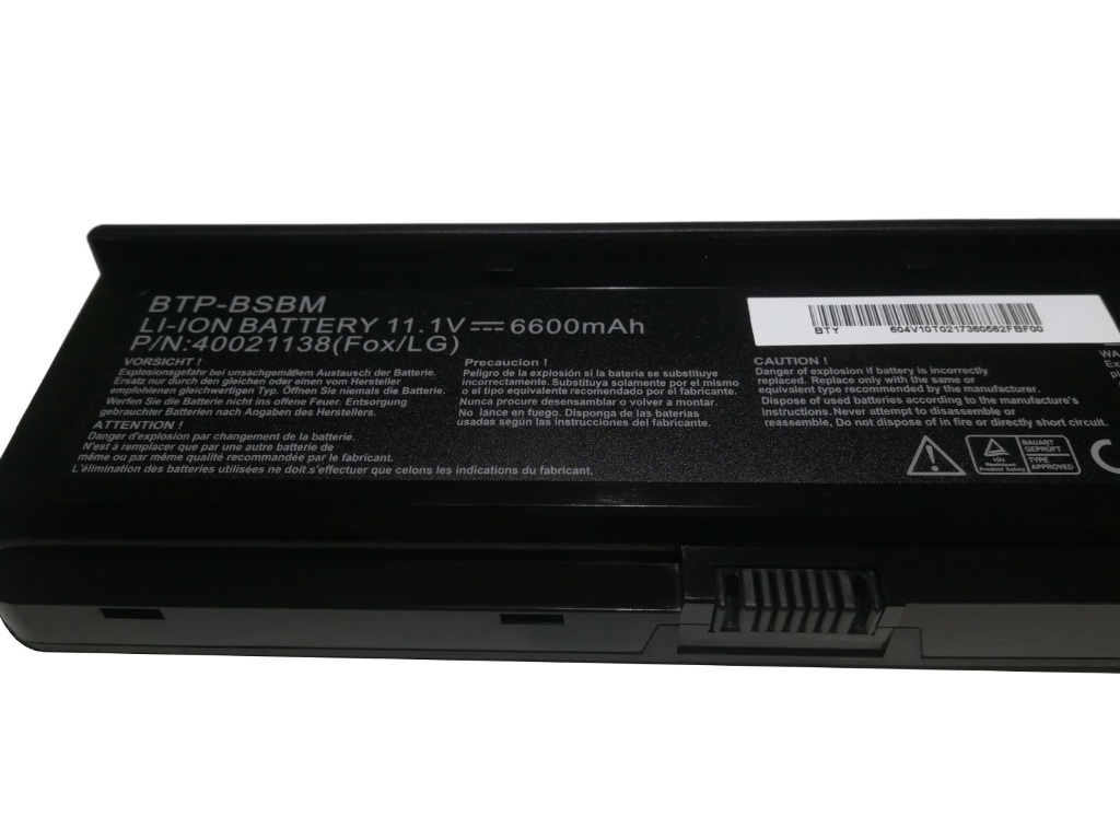 Bateria para Medion MD 96340 WAM 2070 BTP-BSBM 40021138