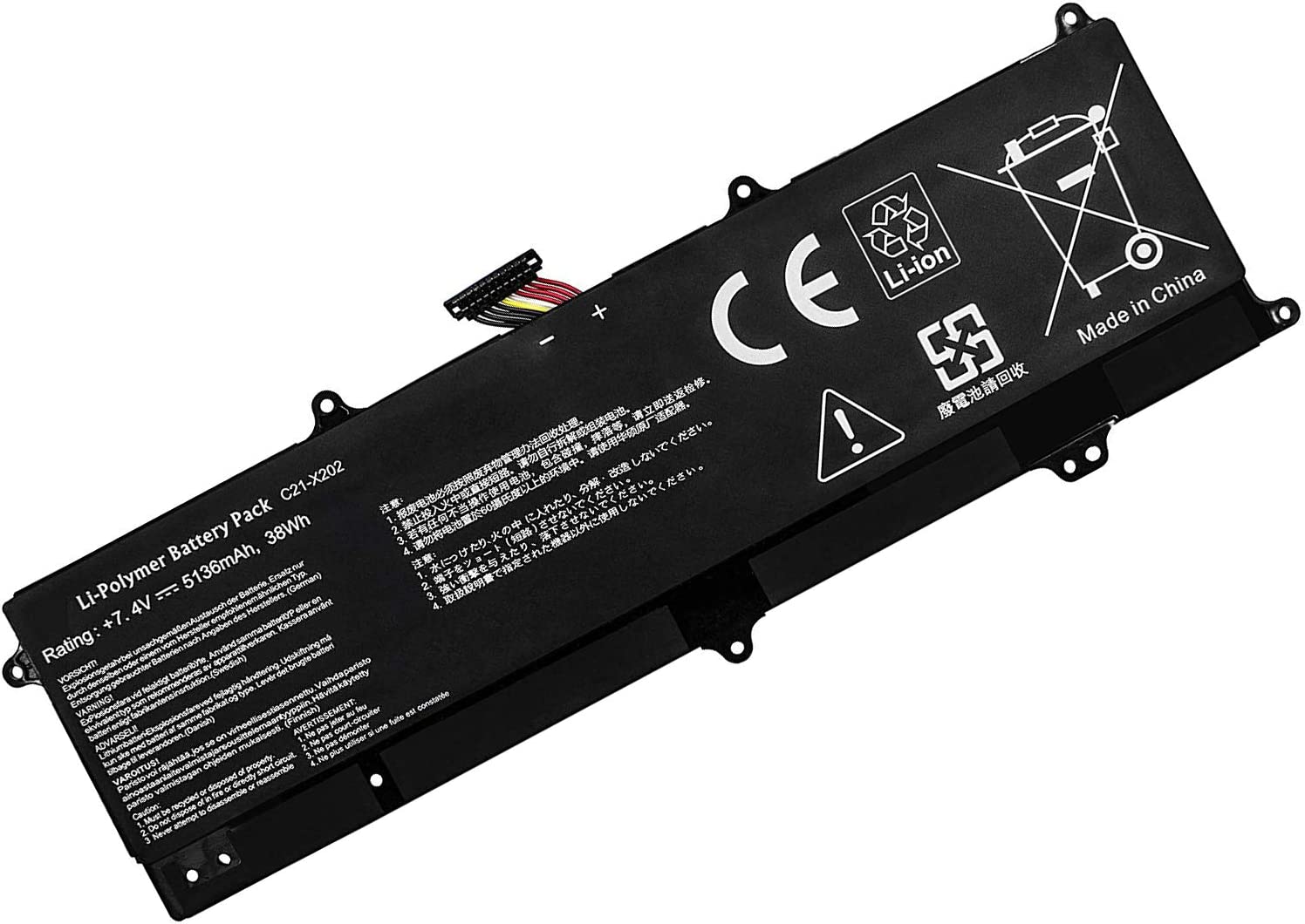 Bateria para ASUS VivoBook S200 S200E S200E-CT157H
