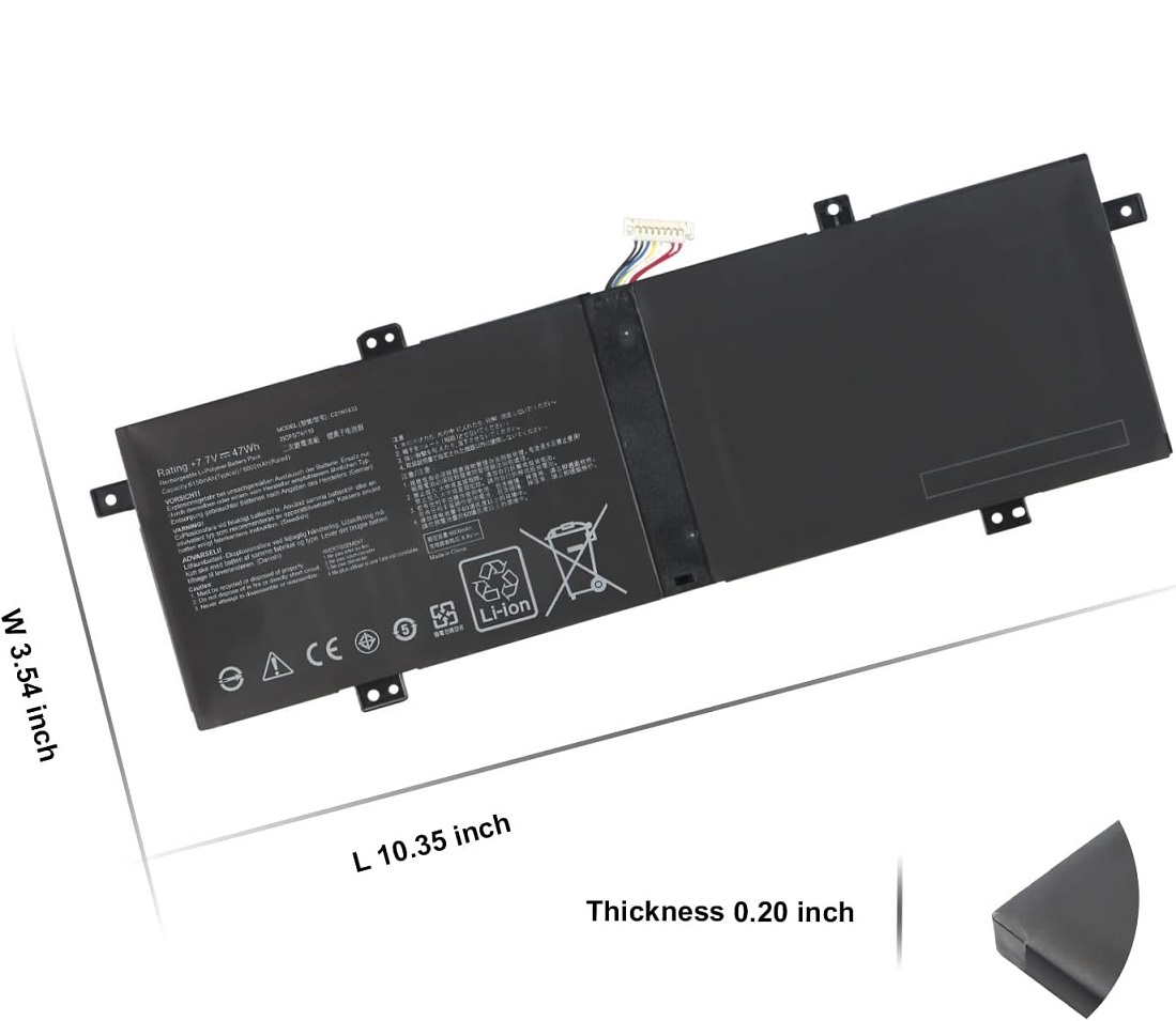 C21N1833 Asus ZenBook 14 UM431 UM431DA UX431 UX431FA UX431FN UX431FL UX431DA Bateria compativel
