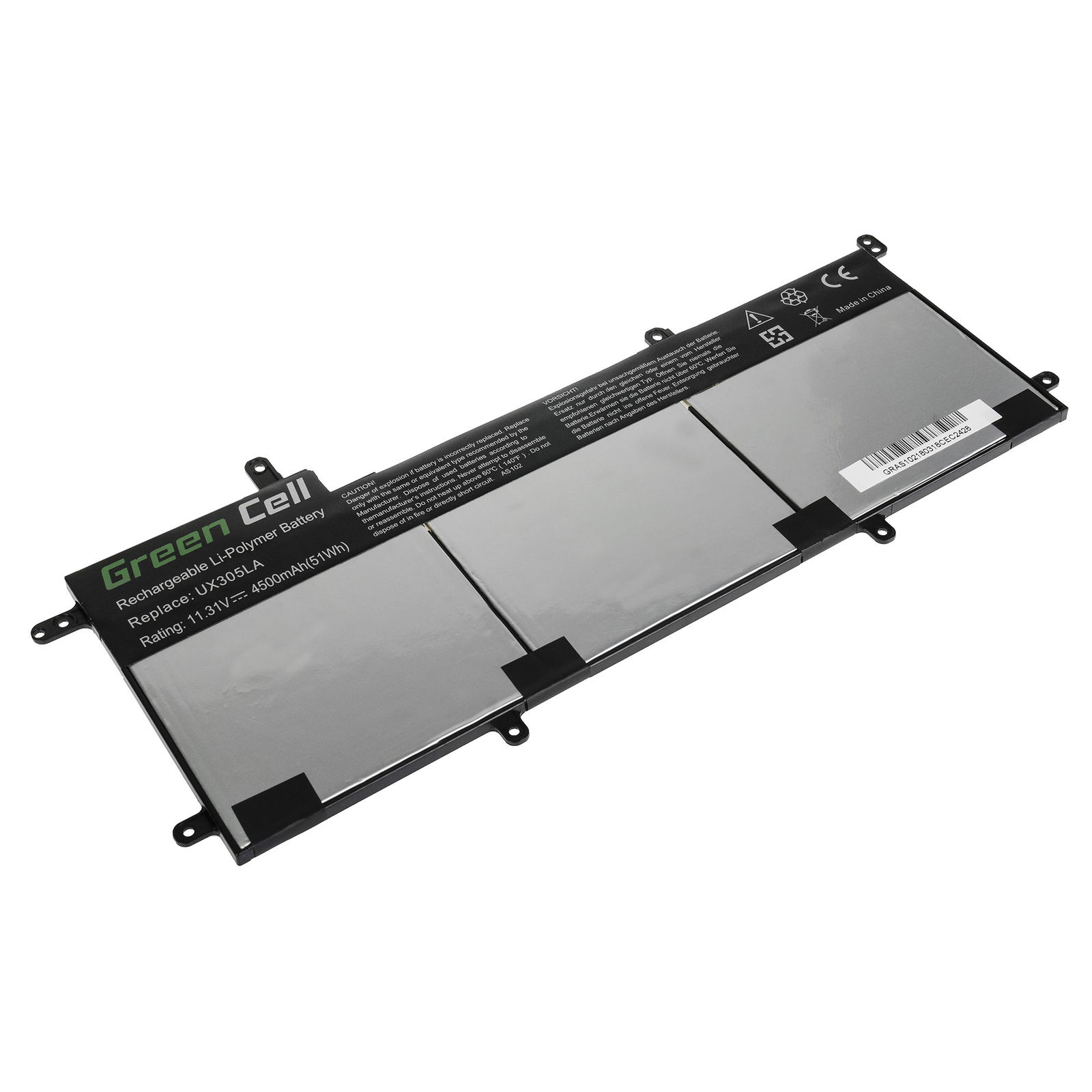 Bateria para Asus Zenbook UX305L UX305LA UX305LA-FB015H 4500mAh – Clique na imagem para fechar