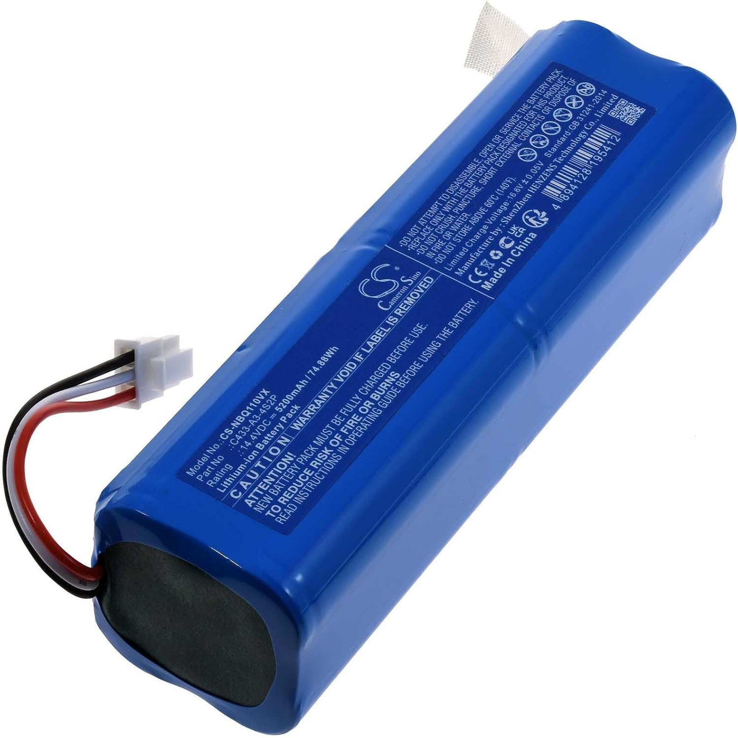 ECOVACS Deebot 900,700,M88,DE33,DE35,DG710,DG716,Deebot OZMO 610,901,902 Bateria compativel