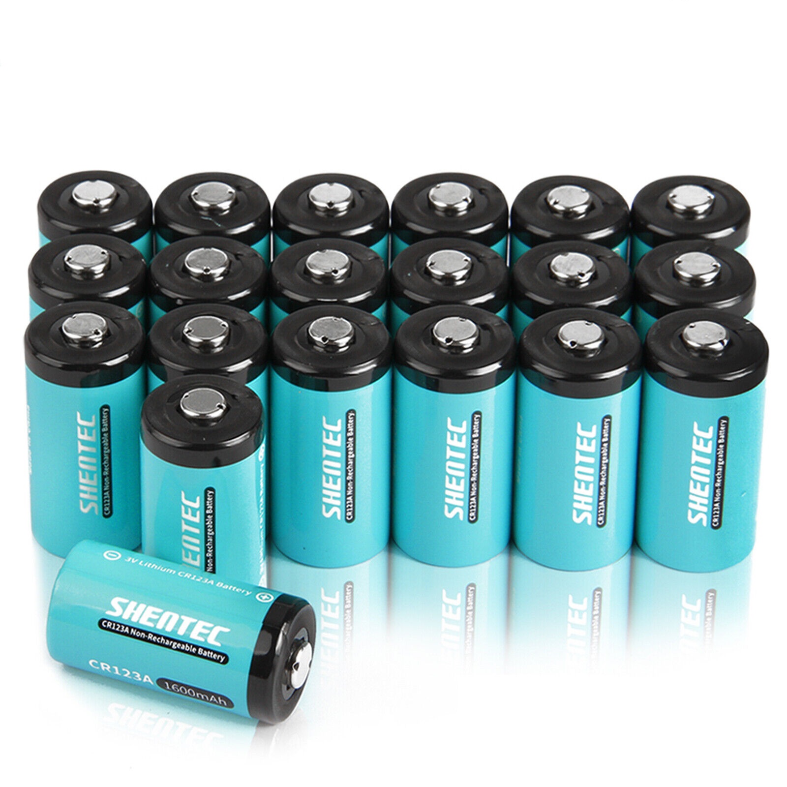 20pcs 1600mAh 3V CR123A 16340 CR123 DL123A Bateria compativel