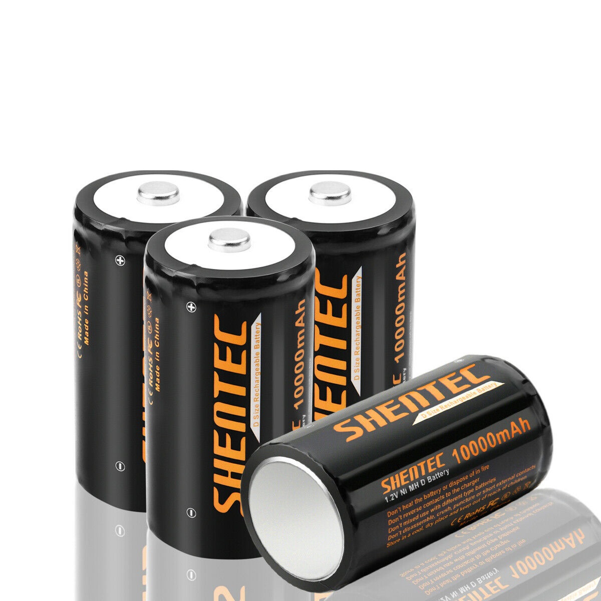 Bateria para 4Pack 10000mAh 1.2V D size MONO power Rechargeable Ni-MH – Clique na imagem para fechar