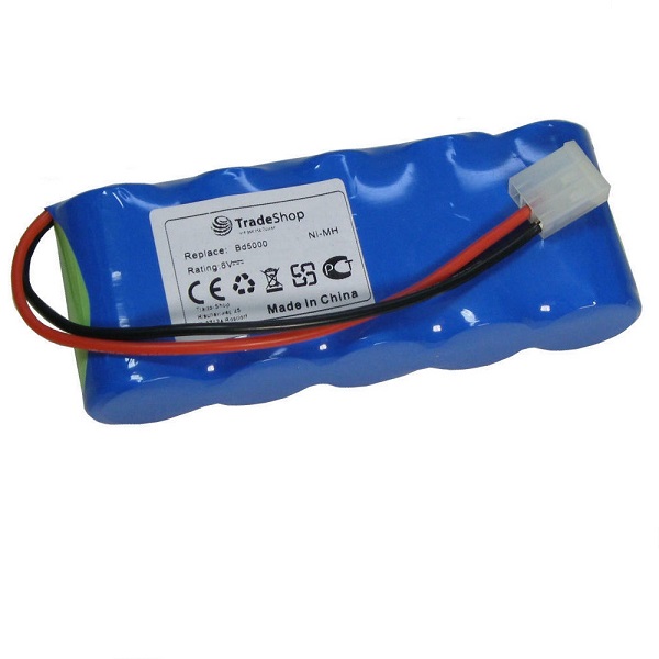 Bateria para 6V 4500mAh Ni-MH Bosch Somfy BD5000 BD6000 E-BRLX620-1-NC