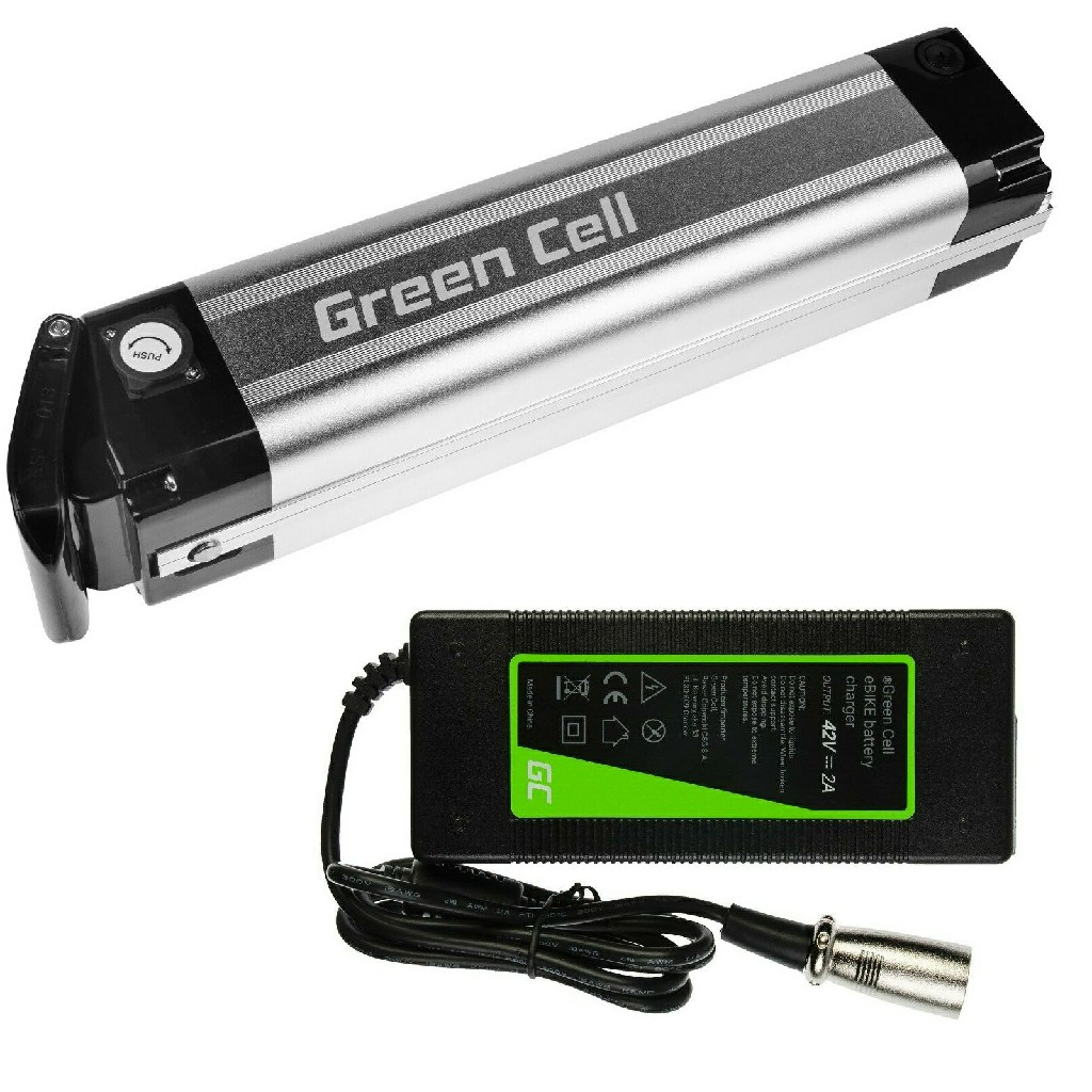 Bateria para e-bike 36V 10,4Ah Li-Ion Silverfish Pedelec bateria com carregador