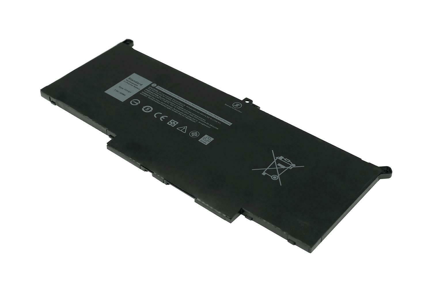 Bateria para 7.6V F3YGT MYJ96 DM3WC 2X39G Dell Latitude 7280 7480 7380 7390 7490