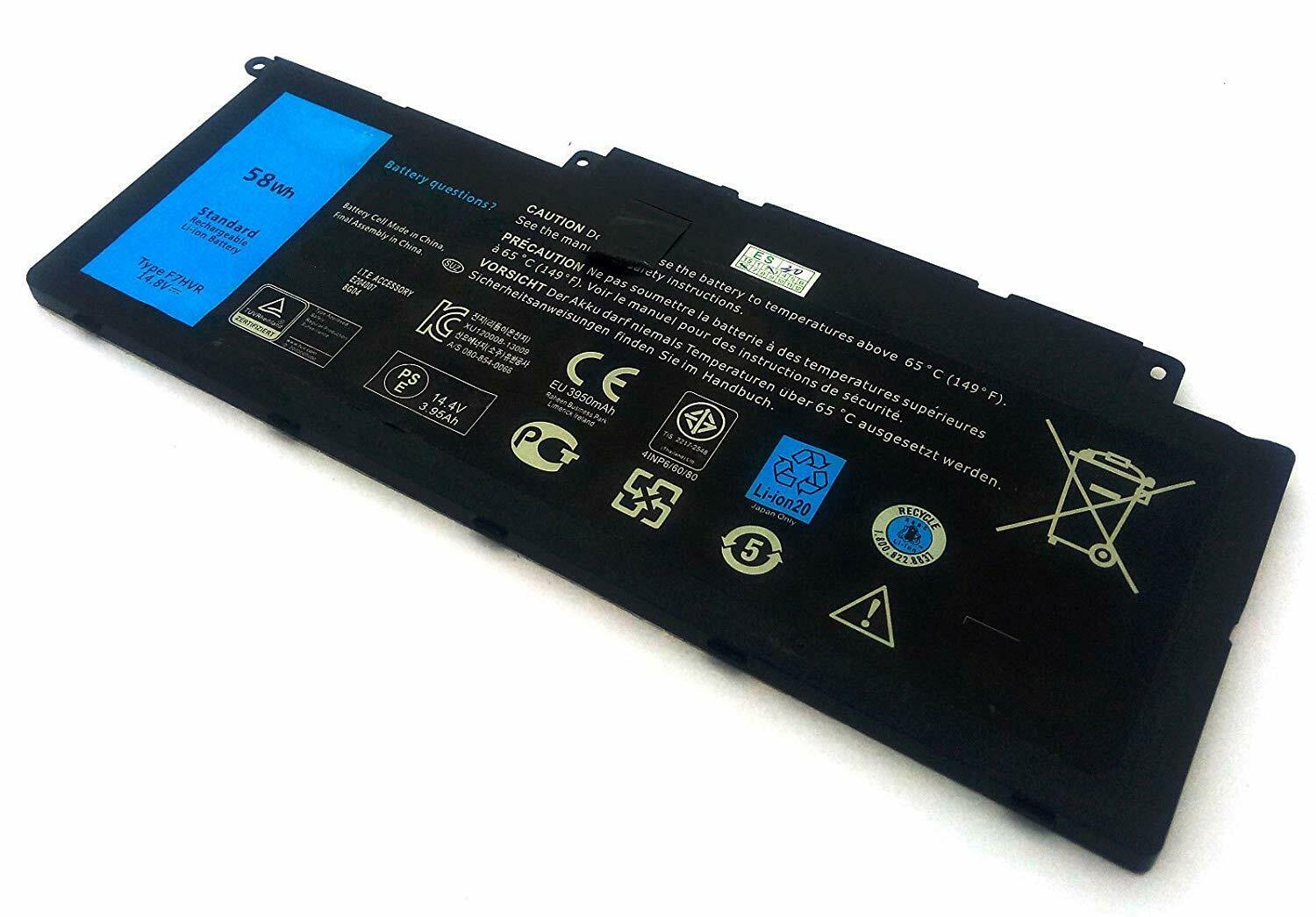 Bateria para F7HVR Dell Inspiron 15 7537 17 7737 Series 062VNH G4YJM T2T3J – Clique na imagem para fechar