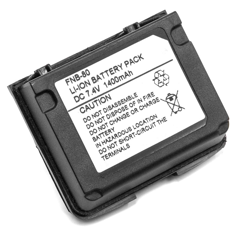 Bateria para Vertex Yaesu FNB-58Li,FNB-80,FNB-80Li 1400mAh 7,4V Li-Ion