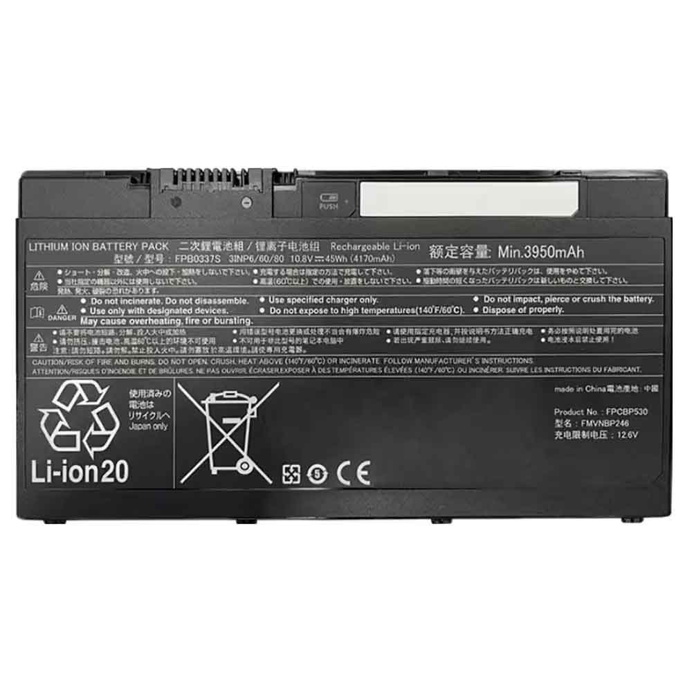 FPB0337S FMVNBP246 FUJITSU Lifebook P728 P727 U727 U728 U729 U729X Bateria compativel
