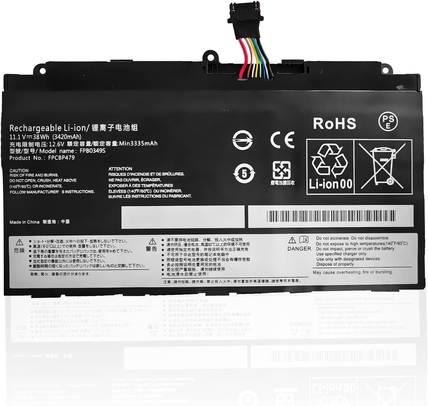 FPB0349S FPCBP479 FPB0326S Fujitsu Stylistic Q665 Q739 Q738 Q616 Series Bateria (image for) FPB0349S FPCBP479 FPB0326S Fujitsu Stylistic Q665 Q739 Q738 Q616 Series Bateria