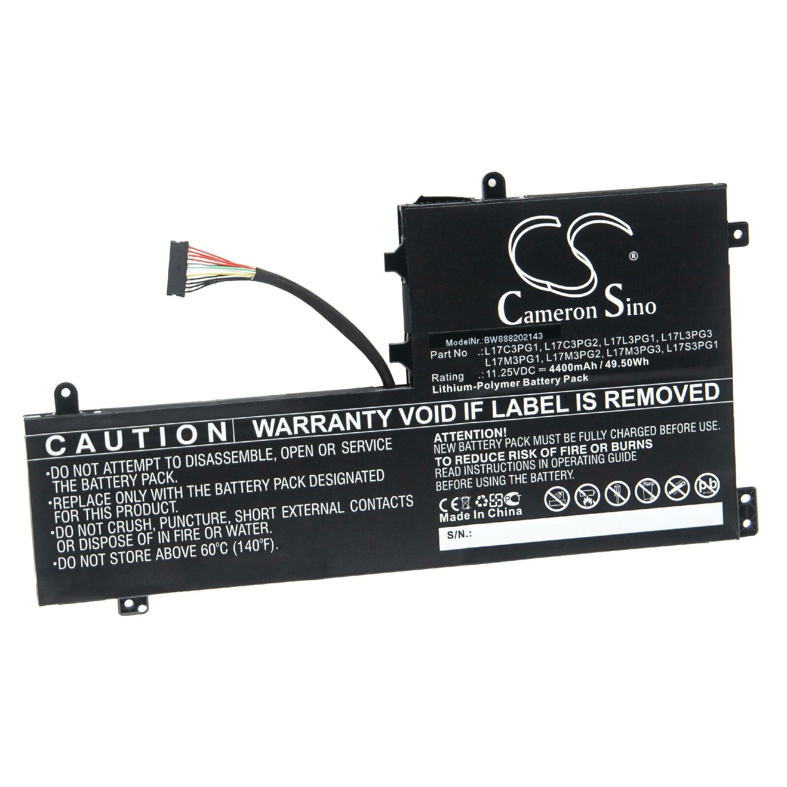 Bateria para Lenovo Legion Y530-15ICH Y545-PG0 L17M3PG3 L17C3PG1