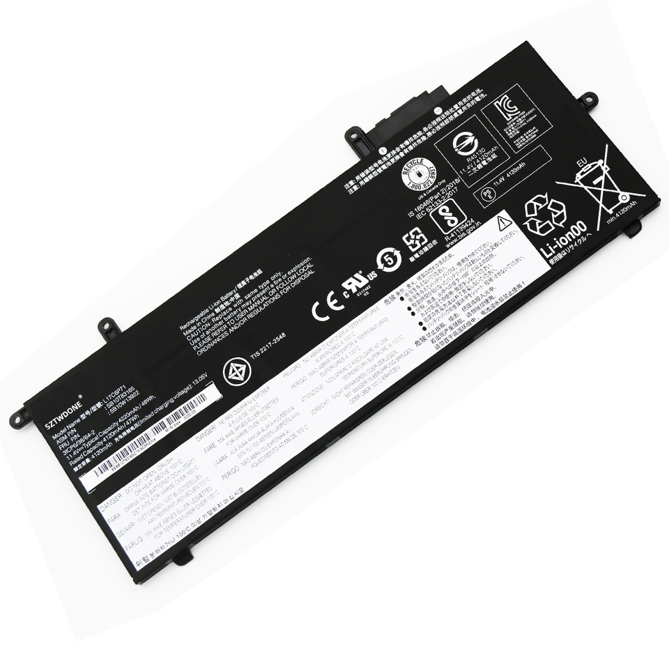 Bateria para Lenovo ThinkPad X280 A285 L17C6P71 SB10K97619 L17L6P71 01AV472 11.4V