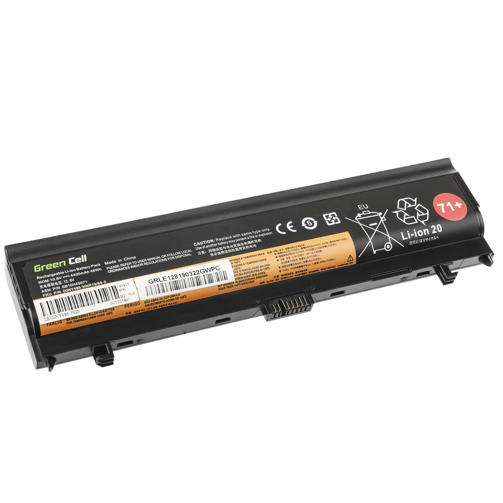 Bateria para Lenovo ThinkPad L570 20J8 20J9 20JQ 20JR – Clique na imagem para fechar