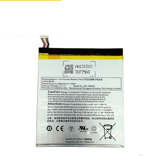 Bateria para Aamzon Kindle Fire 7, 5th Gen SV98LN 2015 MC-308594 – Clique na imagem para fechar