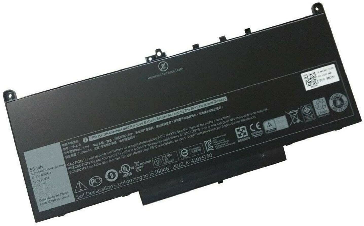 Bateria para 7.6V 242WD J60J5 MC34Y 1W2Y2 0MC34Y Dell Latitude E7270 E7470 – Clique na imagem para fechar