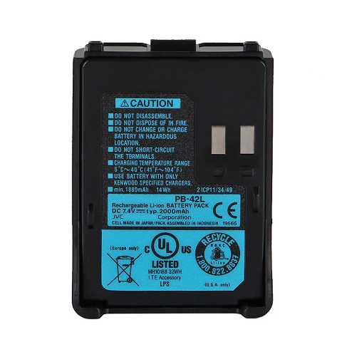 Bateria para PB-42L 2000mAh KENWOOD TH-F6 TH-F6A TH-F7 TH-F7E Radio – Clique na imagem para fechar