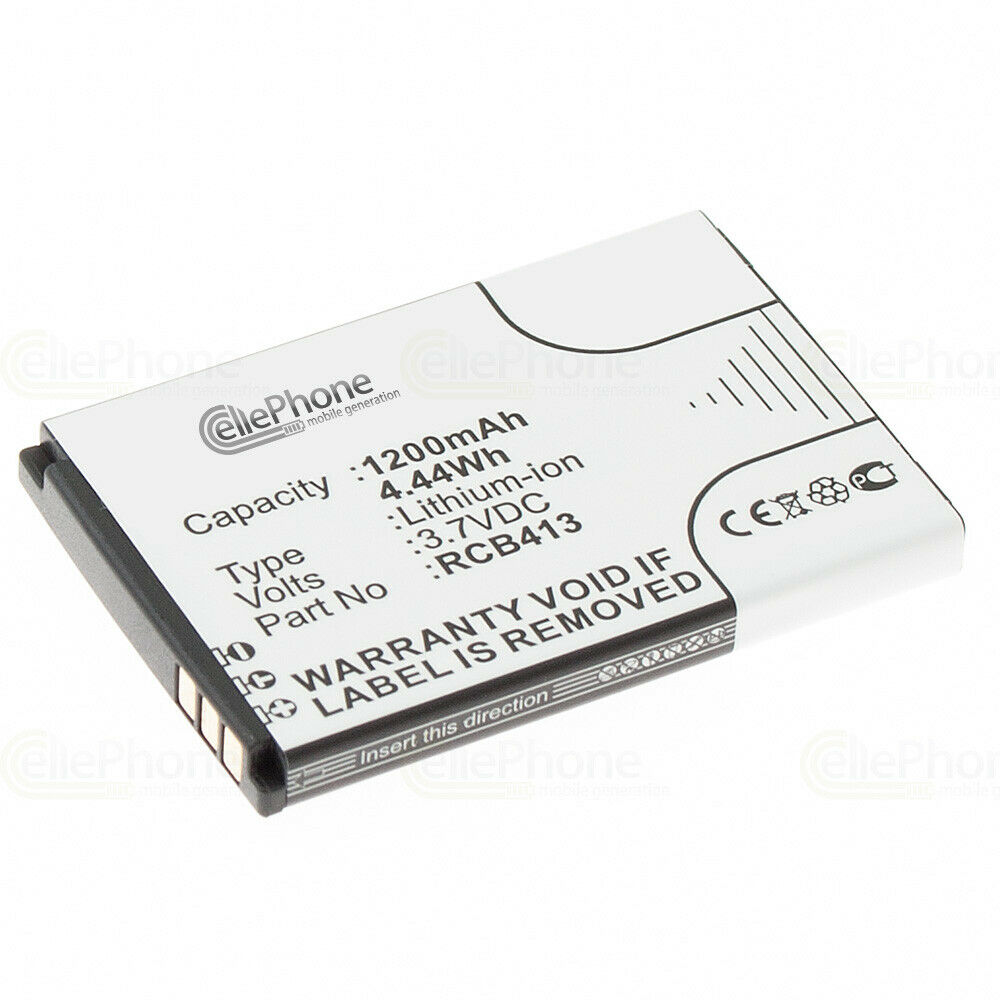 Bateria para 3,7V Li-Ion Doro Primo 413 - RCB413 - 1200mAh