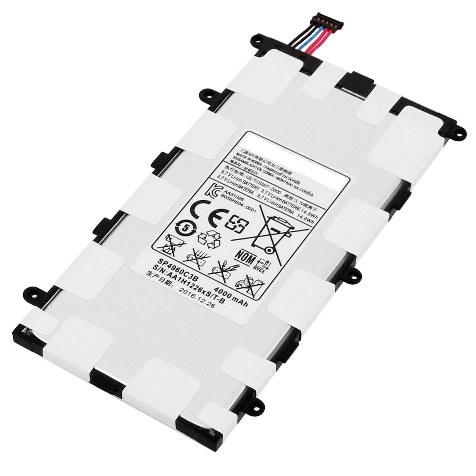 Bateria para SP4960C3B Galaxy Tab 2 7.0 GT-P3100 P3110 P3105 P3113 P6200 – Clique na imagem para fechar