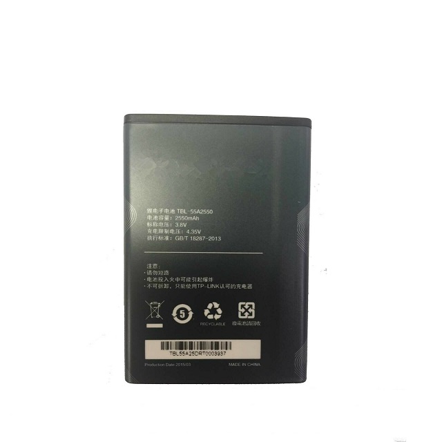 Bateria para TBL-55A2550 TP-Link M7350 Ver 1.0-4.0,TL-TR961,M7350 3.8V 2550mah – Clique na imagem para fechar