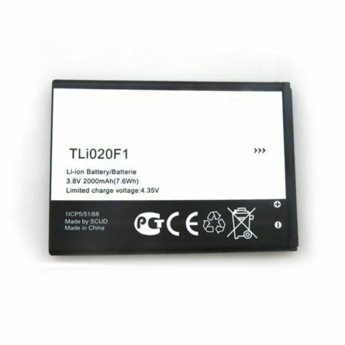 Bateria para ALCATEL TLi020F1 ONE TOUCH OT-7040 OT- 7041 2000mAh – Clique na imagem para fechar