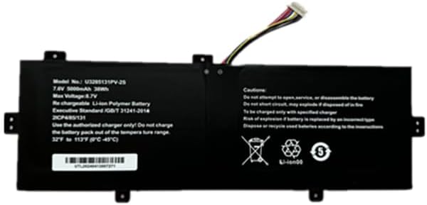 U3285131PV-2S Prestigio SmartBook 141 C5 7.6V 5000mAh Bateria (image for) U3285131PV-2S Prestigio SmartBook 141 C5 7.6V 5000mAh Bateria