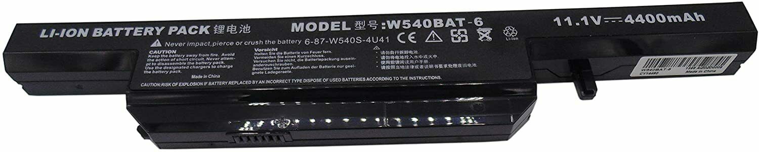 Bateria para W540BAT-6 CLEVO W55EU Aquado M1519 Terra 1529h W550EU W550SU