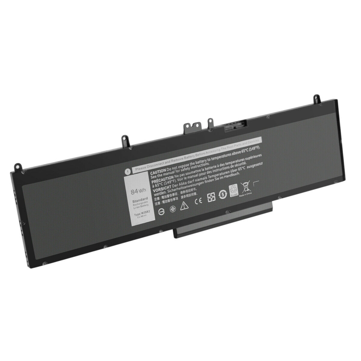 Bateria para 11.4V 451-BBTX FN7FY WJ5R2 4F5YV Dell Latitude E5570 Precision 15 M3510