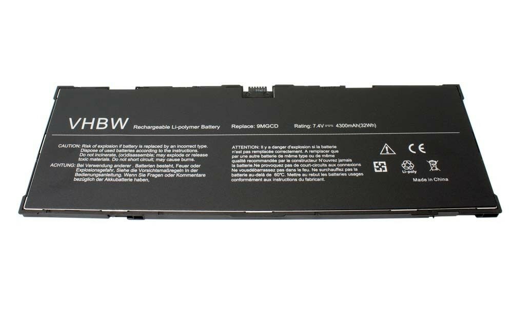 Bateria para 7.4V Dell 9MGCD XMFY3 0XMFY3 XMFV3 312-1453 VYP88 T8NH4 0T8NH4