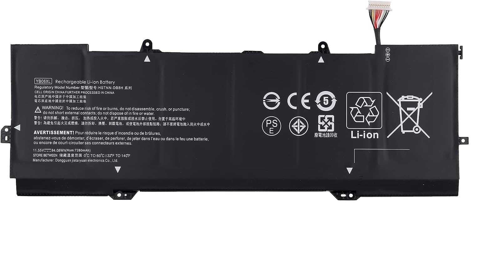 YB06XL HSTNN-DB8H HP Spectre X360 15-CH 15-ch005ng 15-ch011dx ch004na ch009ng ch006ng HSTNN-DB8H Bateria compativel